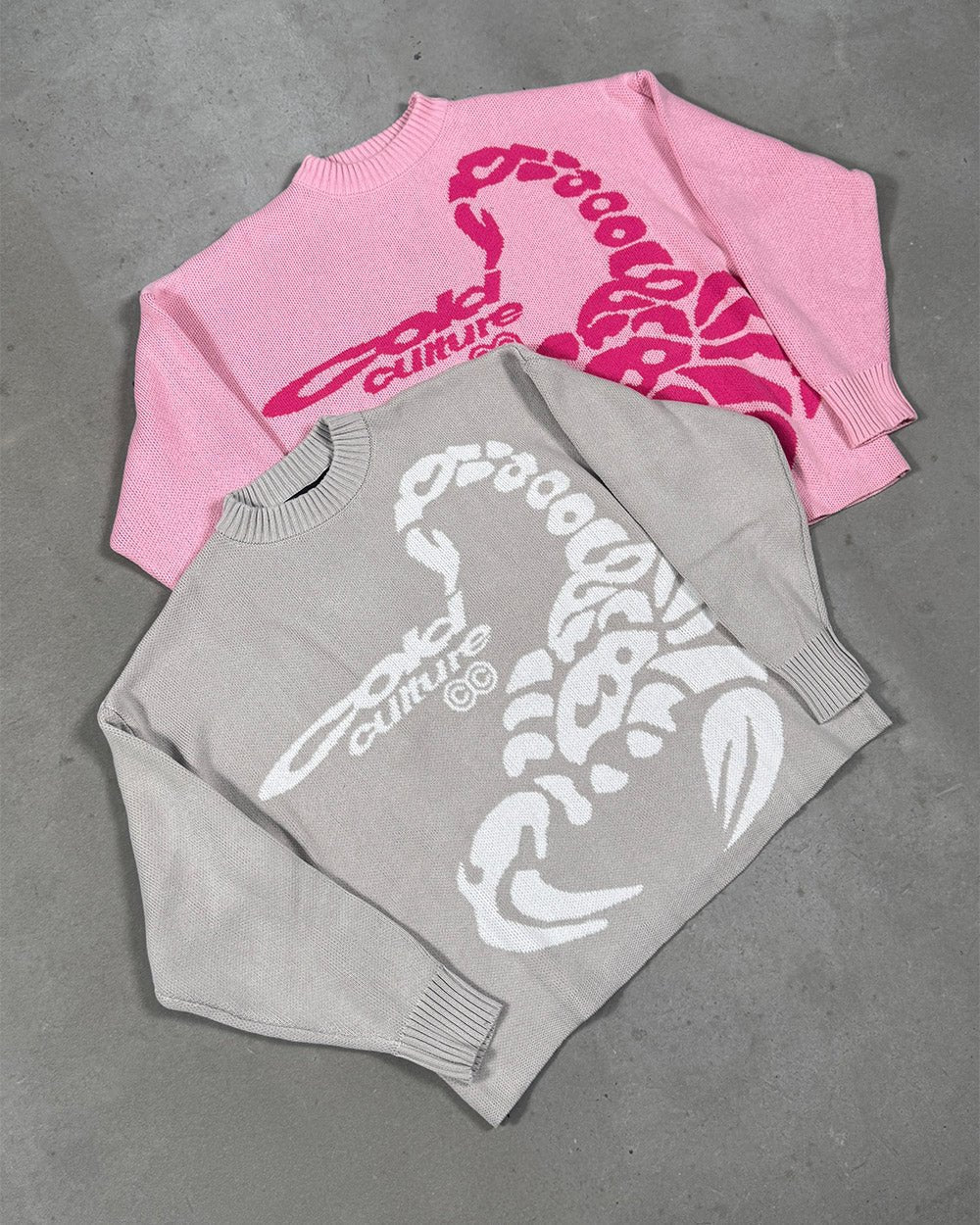 Suéter ColdCulture Poison Cool Grey