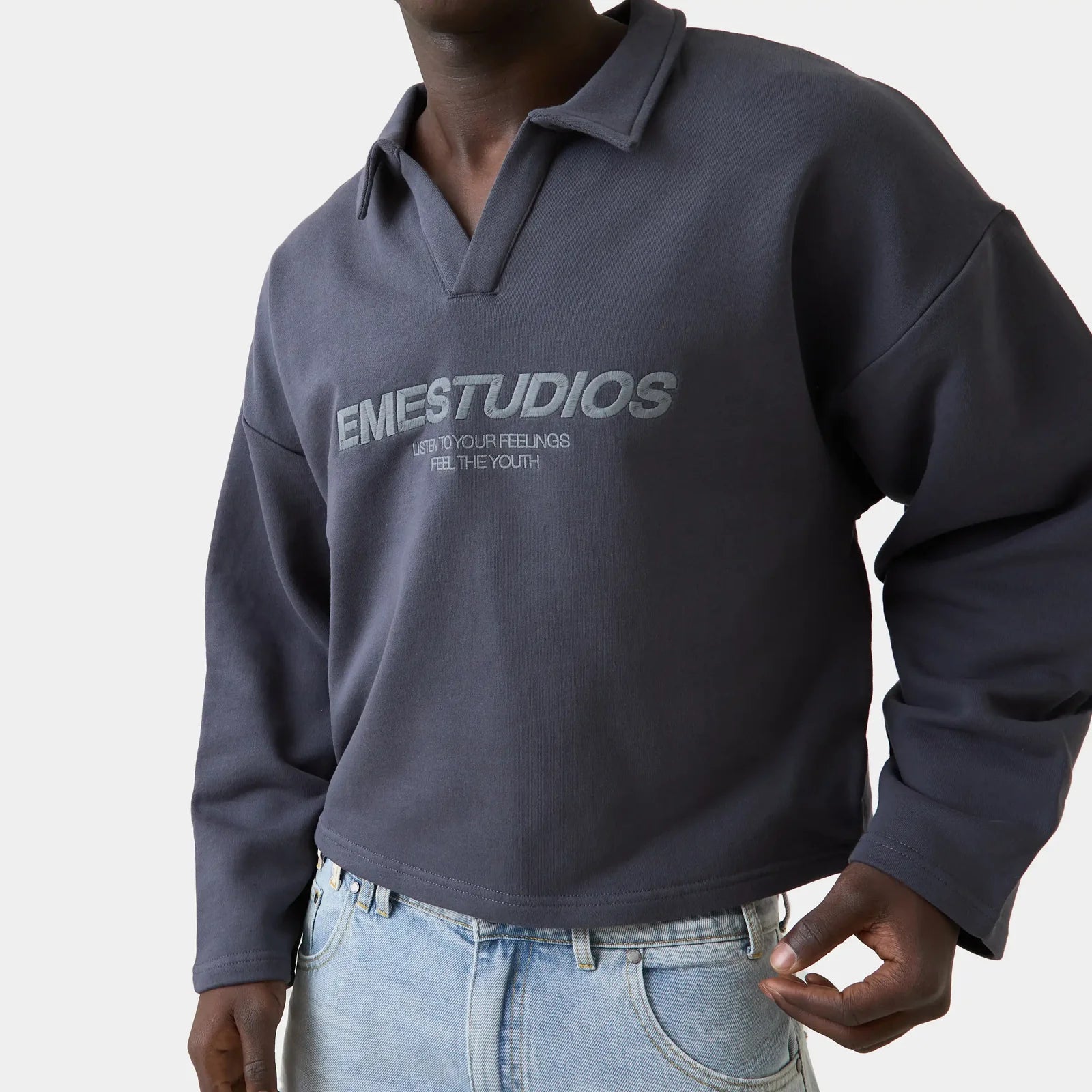 Polo Crewneck EmeStudios Playtime Ombre Blue