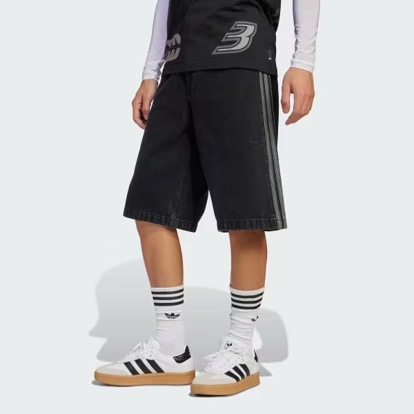 Adicolor Firebird — Denim Shorts Black