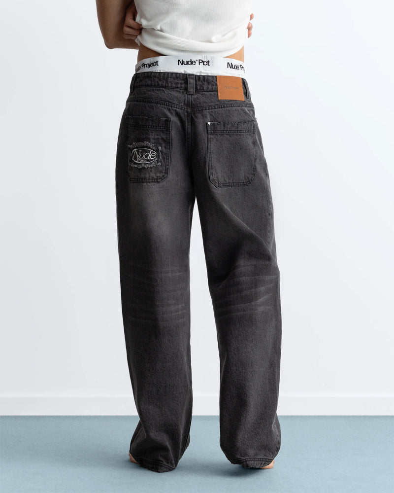 Jean Straight Nude Project Black