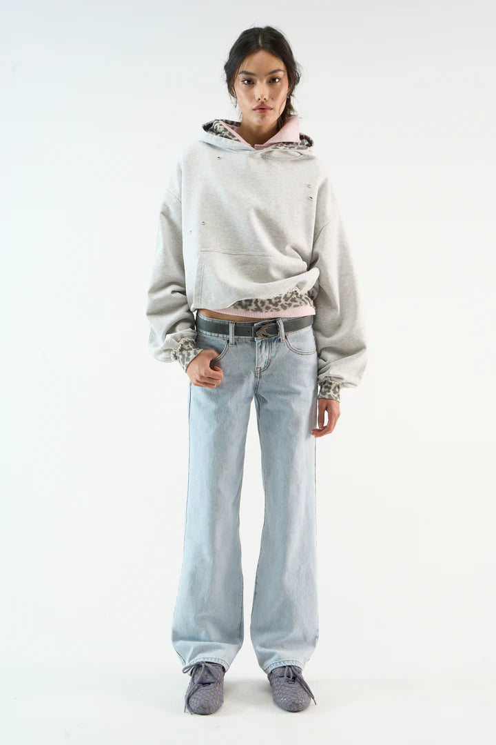 Hoodie Scuffers Leo Grey Melange
