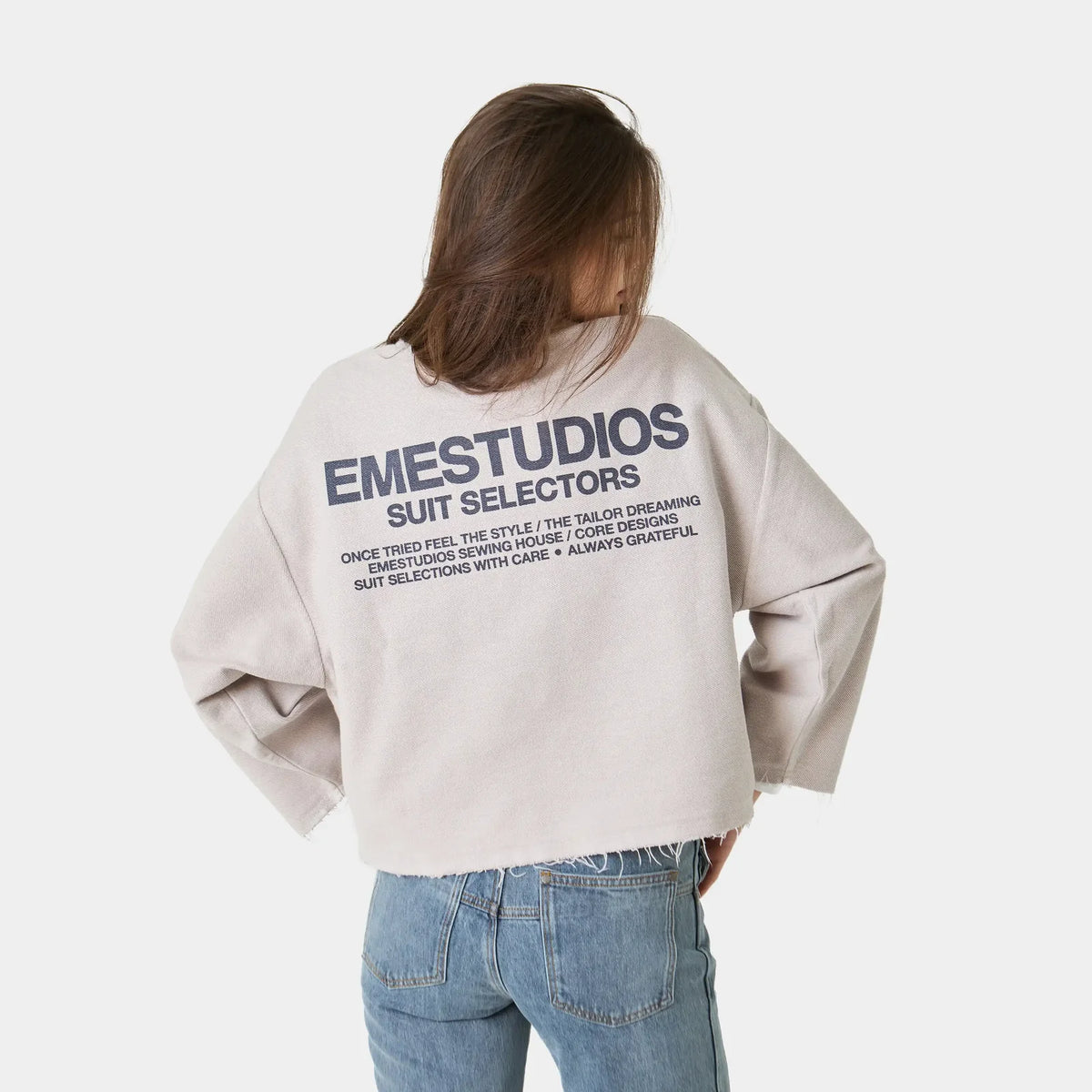 Buzo reversible Eme Studios “Suit off Sand”