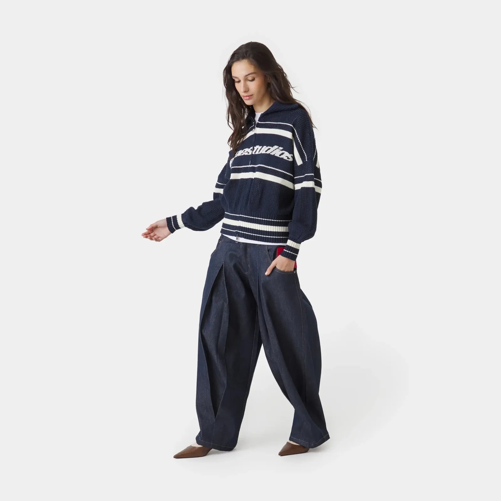 Zip tejido Eme Studios Unit Navy