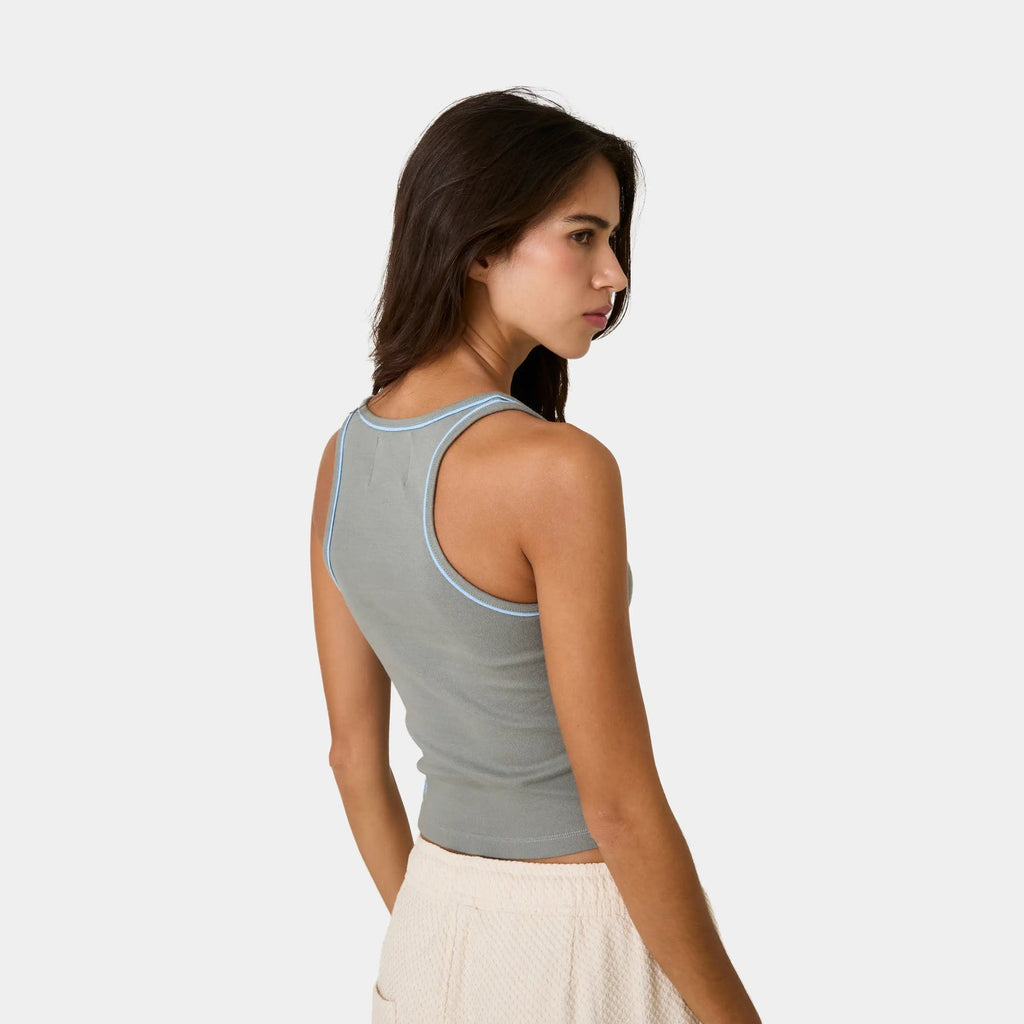 Musculosa femenina Eme Studios Graf Heather Grey