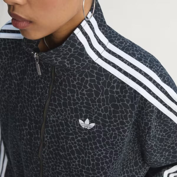 Campera Adidas Originals Oversized Firebird Animal Print