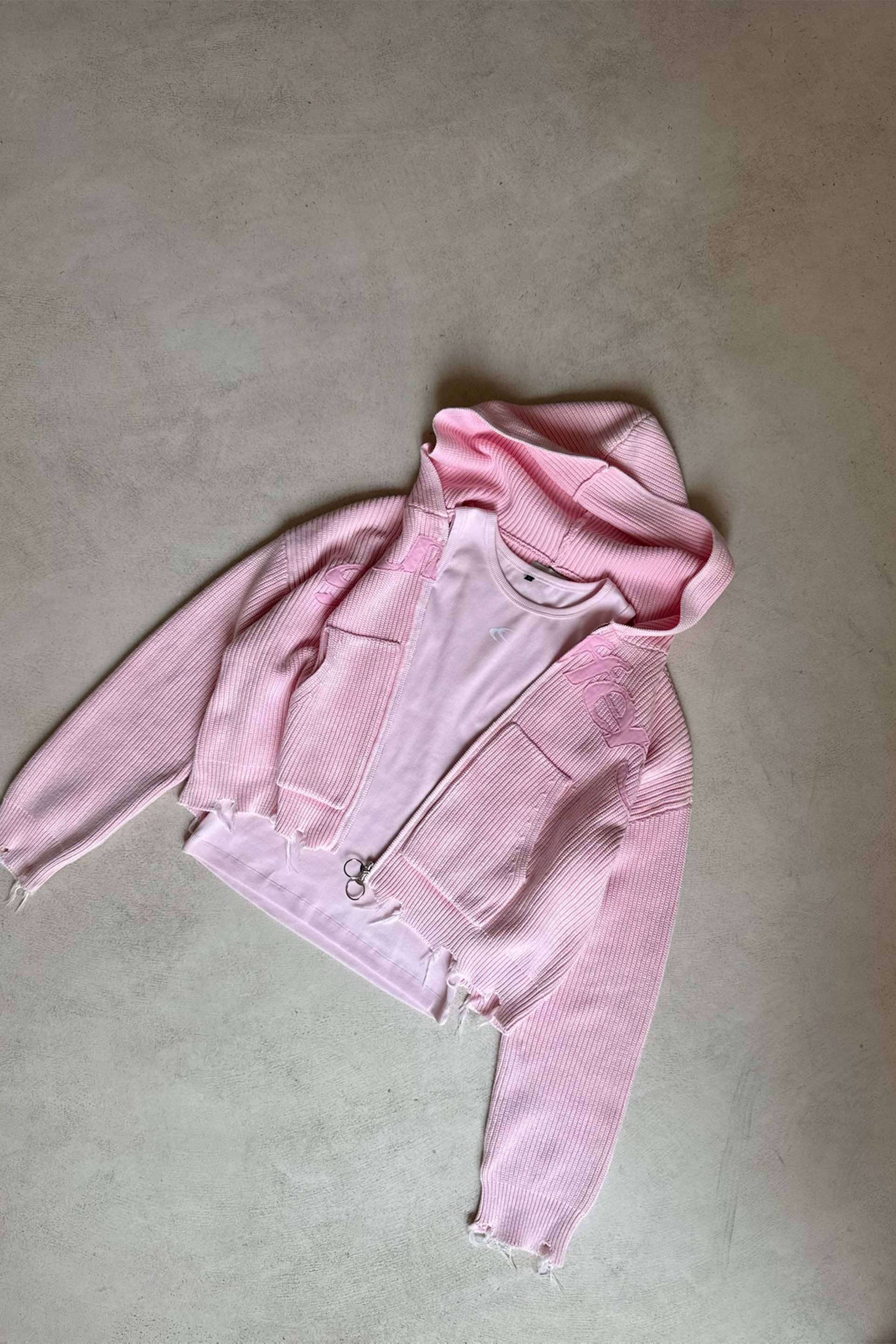 Campera Scuffers Light Pink Buzz Knit