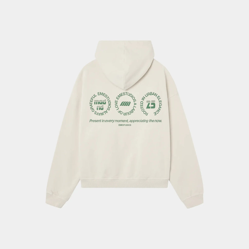 Hoodie Oversized Eme Studios “Stamp Off Sand”
