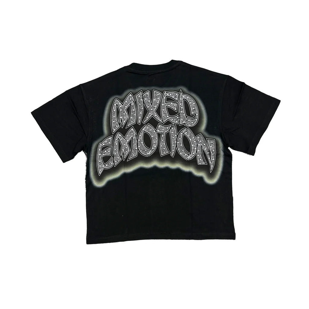 Remera Mixed Emotion Black “Seaside”