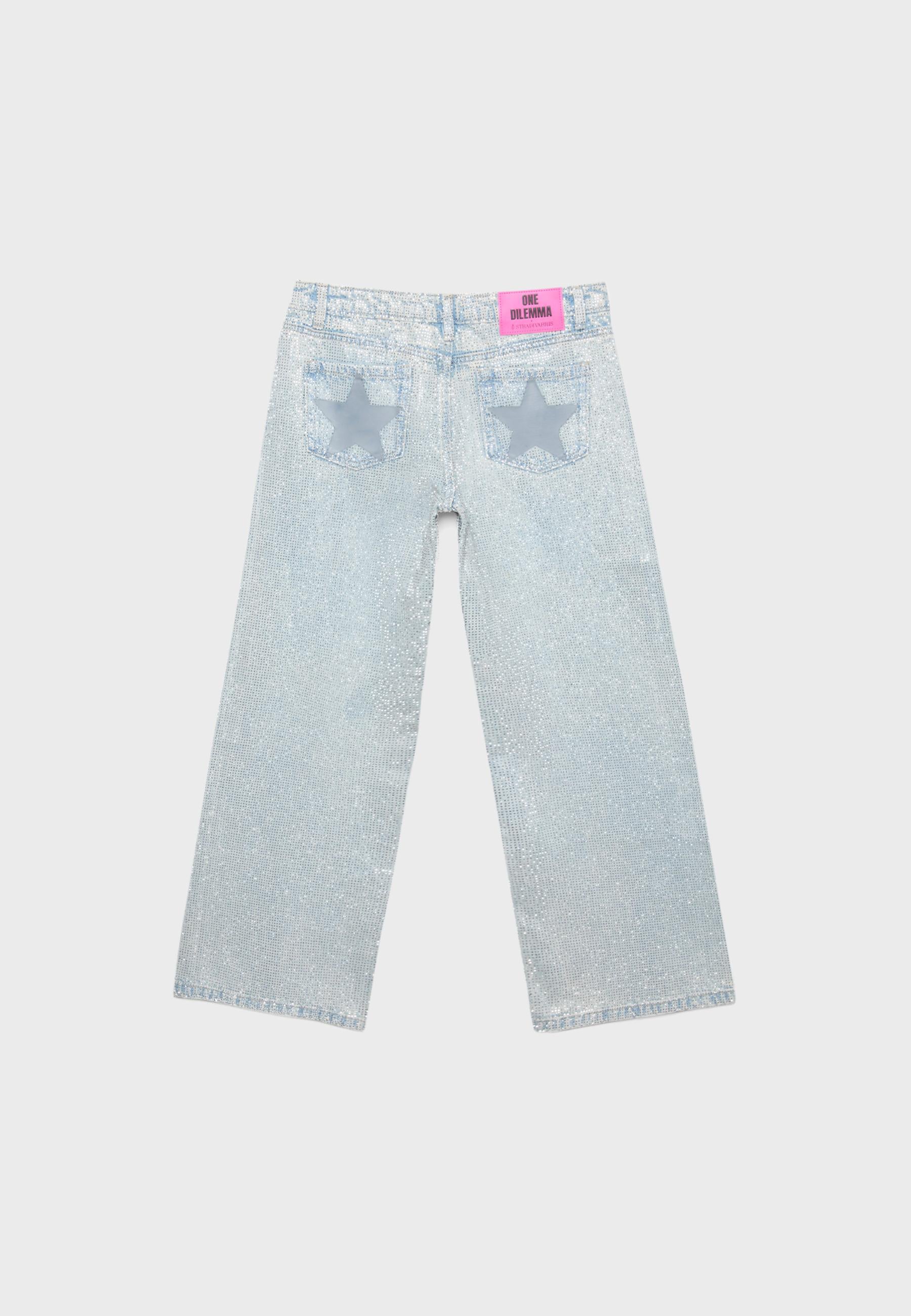 Jean One Dilemma x Stradivarius "Waist Brillos"