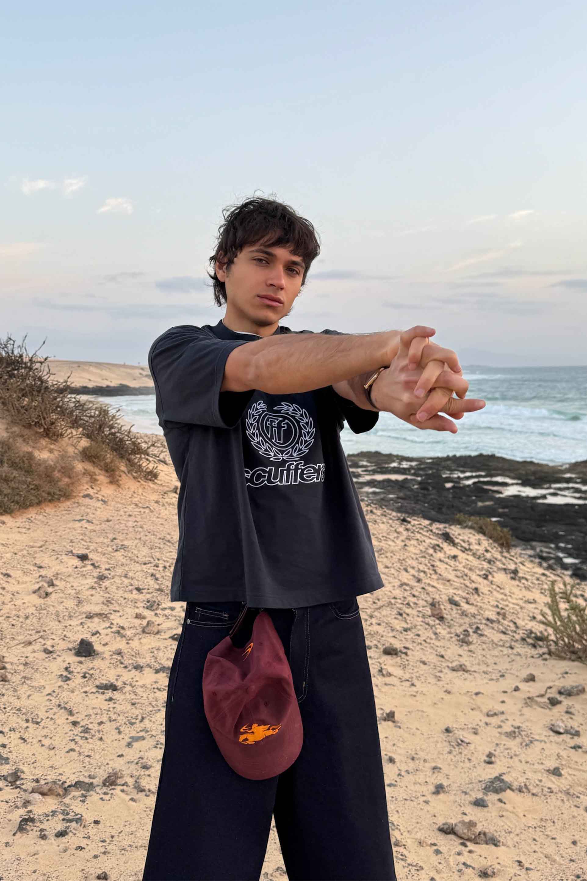 Navy Crest — Scuffers Logo T-Shirt