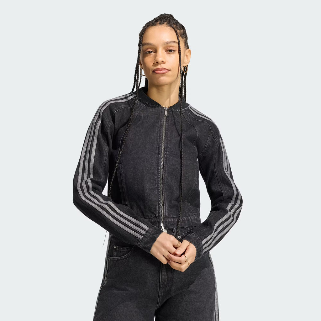 Campera Adidas "Denim 2.0" Negra