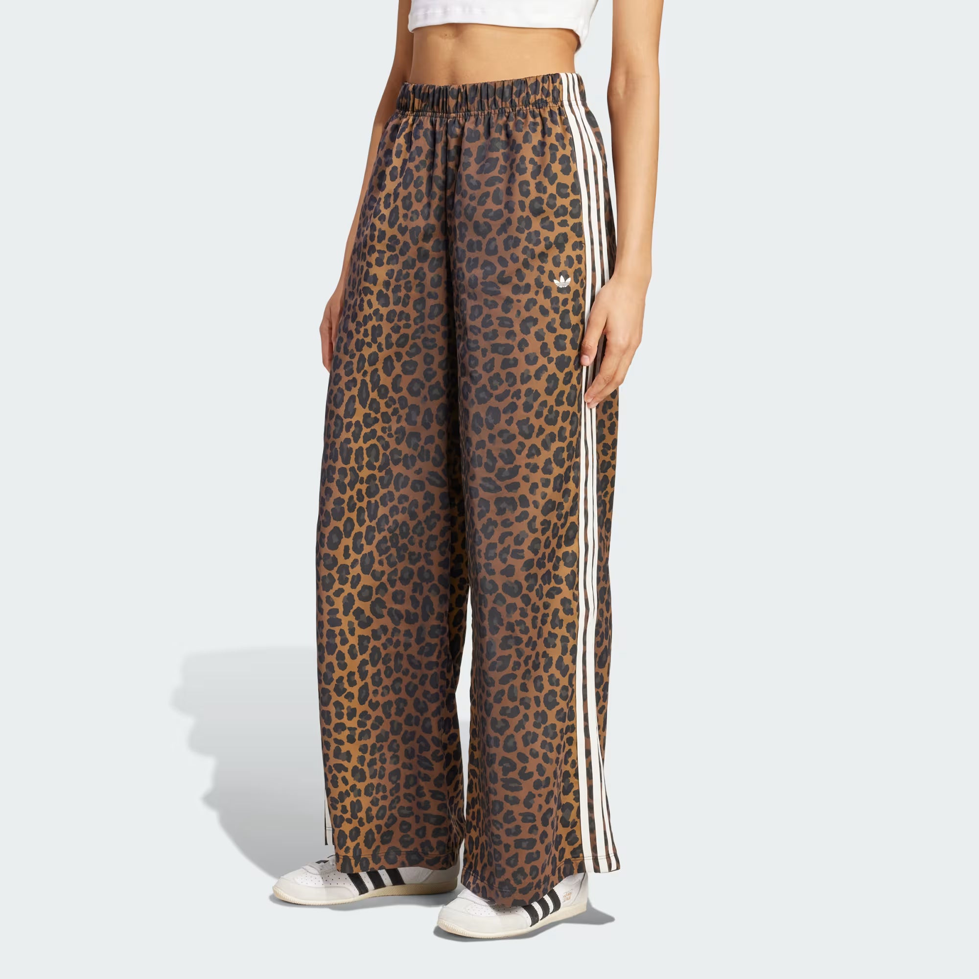Pantalón de satén animal print Adidas Originals