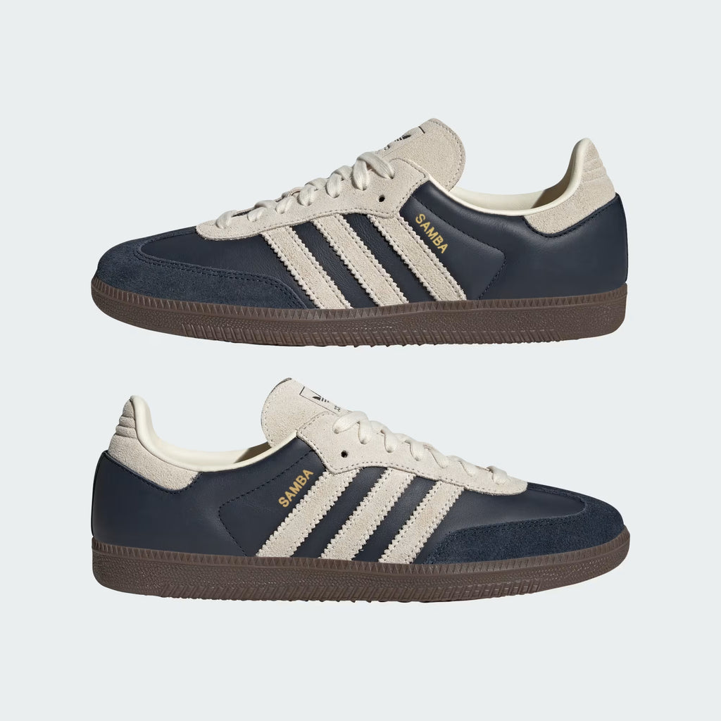 Adidas Samba OG - Azul y Beige