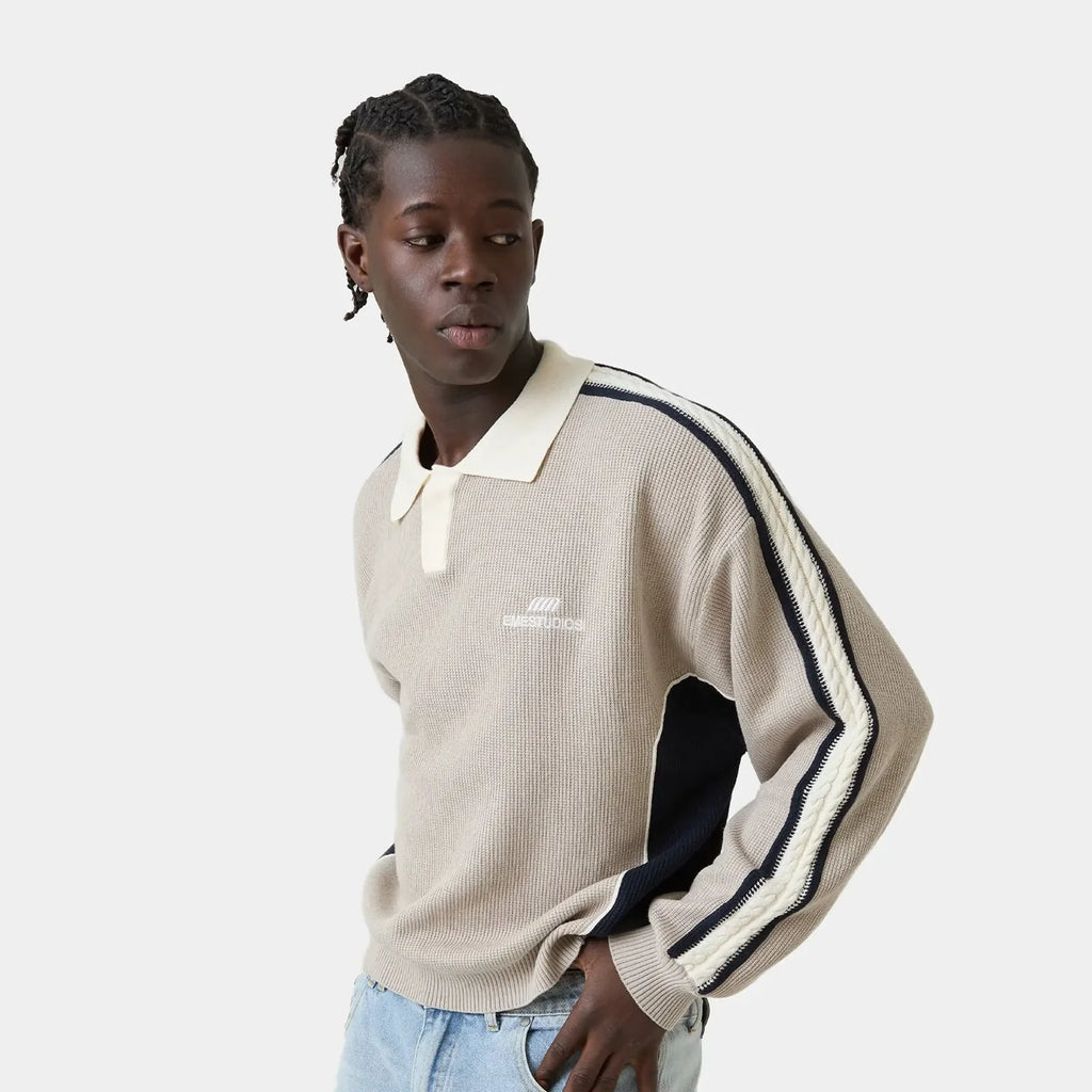 Polo tejida Eme Studios “Chully Off Sand”