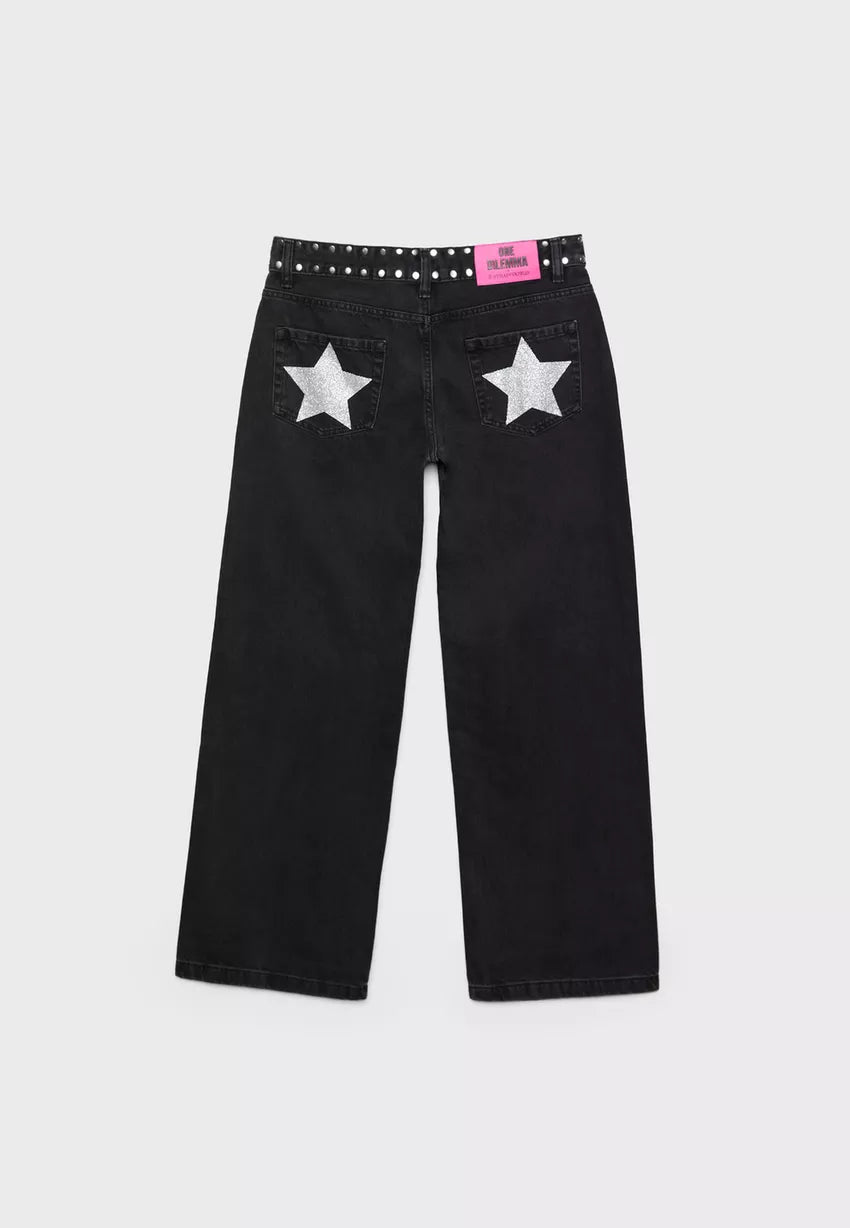 Jean One Dilemma x Stradivarius "Straight Tachas"