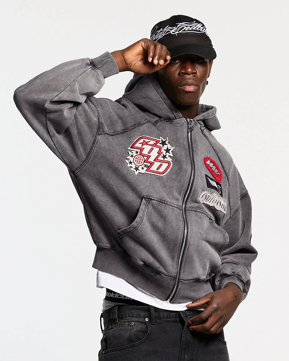 Campera ColdCulture Walker Washed Black