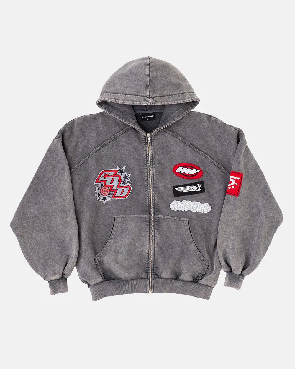 Campera ColdCulture Walker Washed Black
